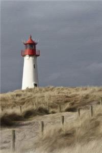 Autumn Sky by Seashore - Lined Notebook with Margins