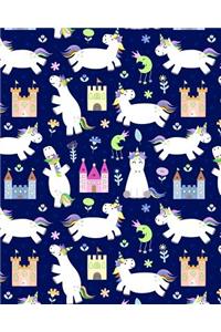 Journal Notebook Unicorns Playing 2