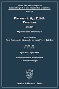 Die Auswartige Politik Preussens 1858-1871