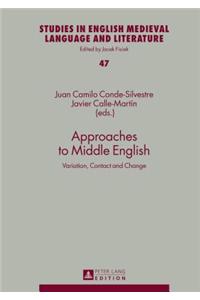 Approaches to Middle English