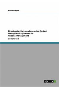 Einsatzpotentiale von Enterprise Content Management-Systemen im Personalmanagement