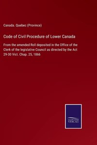 Code of Civil Procedure of Lower Canada