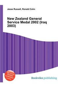New Zealand General Service Medal 2002 (Iraq 2003)
