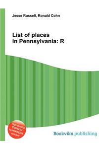 List of Places in Pennsylvania