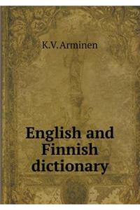 English and Finnish dictionary