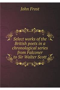 Select Works of the British Poets in a Chronological Series from Falconer to Sir Walter Scott
