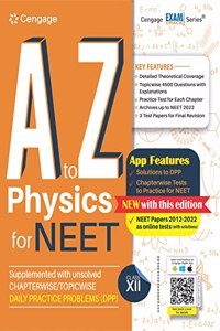 A to Z Physics for NEET: Class XII (Book + DP