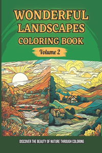 Wonderful Landscapes - Coloring Book (Volume 2)