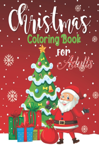 Christmas adult coloring book