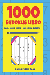 1000 Sudokus Libro - Fácil - Medio - Difícil - Muy Difícil - Experto