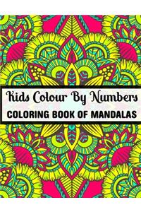 Kids Colour By Numbers Coloring Book Of Mandalas