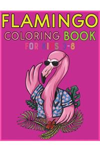 Flamingo Coloring Book For Kids 3-8