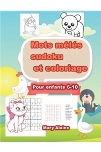 Mots mêlés, sudoku et coloriage