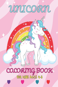 Unicorn Coloring Book for Kids Ages 4-8
