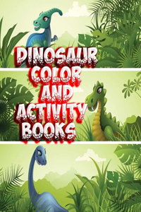 Dinosaur Color and Activity Books