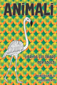 Libri da colorare per adulti - Principiante di rilassamento - Animali