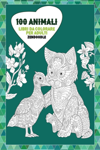 Libri da colorare per adulti - Zendoodle - 100 Animali