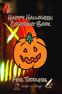 Happy Halloween Coloring Book For Toddler