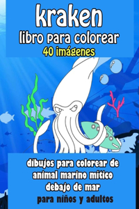 Kraken libro para colorear 40 imágenes