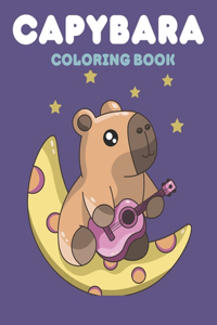 Capybara Coloring Book