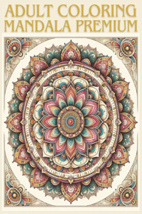 Adult coloring mandala premium
