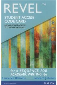 Revel for Writing and Reading Across the Curriculum -- Access Card