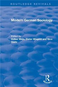 Modern German Sociology