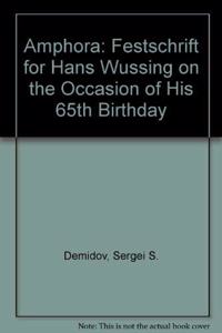 Amphora: Festschrift for Hans Wussing on the Occasion of His 65th Birthday