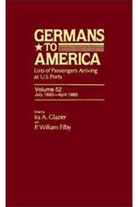 Germans to America, July 1885-Apr. 1886