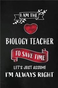 I am the Biology Teacher