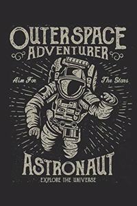 Outer Space Astronaut Notebook