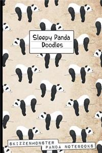Sleepy Panda Doodles