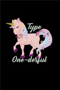Type One-derful
