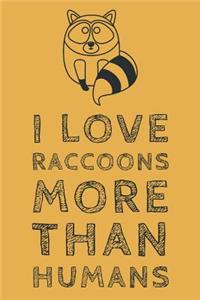 I Love Raccoons