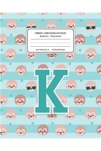 Primary Composition Notebook Grades K-2 Story Journal K