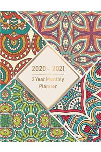 2 Year Monthly Planner 2020-2021
