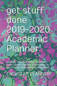 get stuff done 2019-2020 Academic Planner