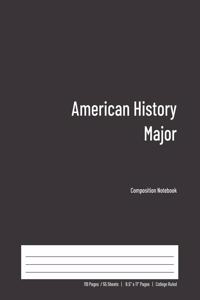 American History Major Composition Notebook