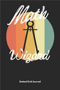 Math Wizard Dotted Grid Journal