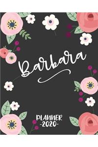 Barbara: Personalized Name Weekly Planner. Monthly Calendars, Daily Schedule, Important Dates, Goals and Thoughts all in One!