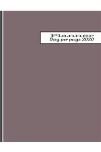 Day per page planner 2020