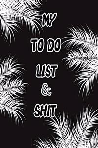 My to Do List & Shit