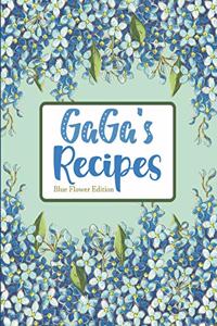 Gaga's Recipes Blue Flower Edition
