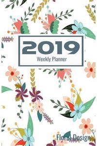 2019 Weekly Planner Floral Design