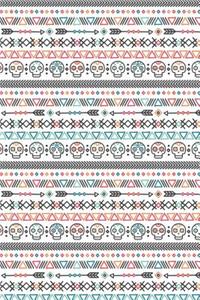 Day Of The Dead Pattern - Sugar Skull Santa Muerte 13