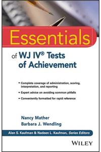 Essentials of Wj IV Tests of Achievement