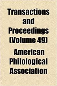 Transactions and Proceedings (Volume 49)