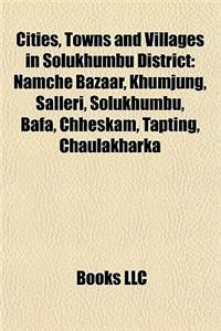 Cities, Towns and Villages in Solukhumbu District