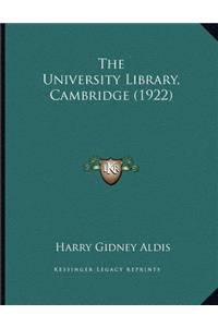 The University Library, Cambridge (1922)