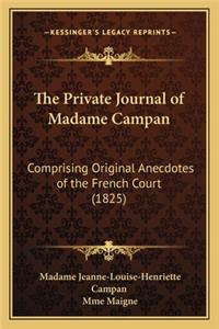 The Private Journal of Madame Campan
